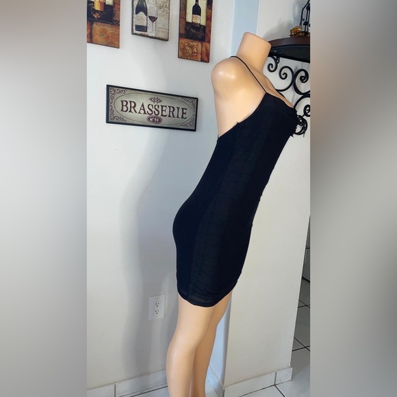 Open-backed Bodycon Dress black M - Picture 8 of 9